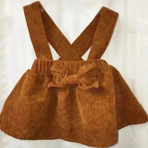 Girls corduroy skirt overalls size 2